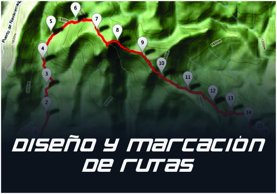 Marcación y Diseño de rutas en ciudad y campo traviesa